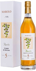 Grappa di Moscato "Après" 5 ans