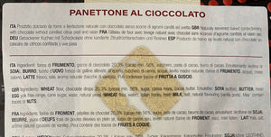 Panettone au Chocolat noir
